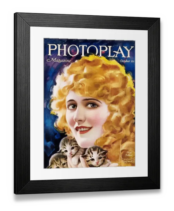 Framed Print : 1920s USA Photoplay Magazine Cover Framed Print : 1920s USA Photoplay Magazine Cover