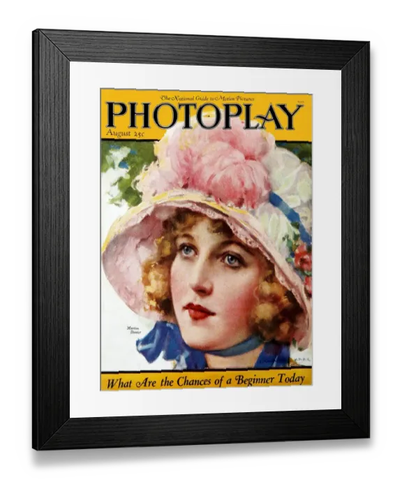 Framed Print : 1920s USA Photoplay Magazine Cover Framed Print : 1920s USA Photoplay Magazine Cover