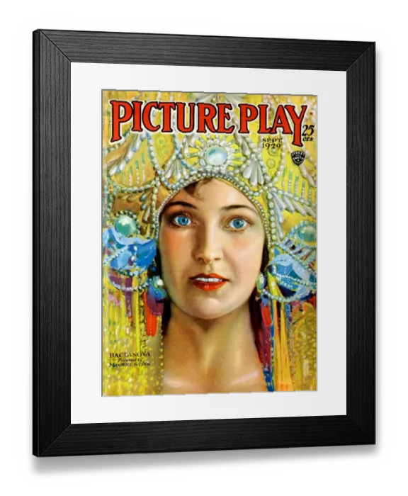 Framed Print : 1920s USA Picture Play Magazine Cover Framed Print : 1920s USA Picture Play Magazine Cover