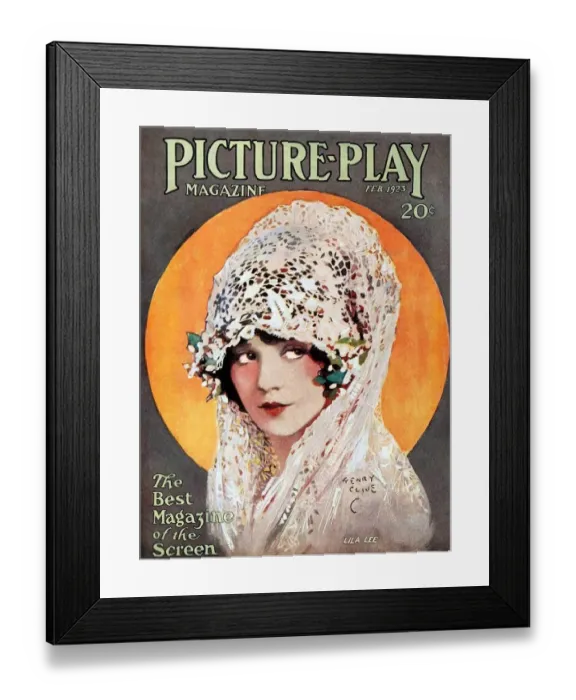 Framed Print : 1920s USA Picture Play Magazine Cover Framed Print : 1920s USA Picture Play Magazine Cover