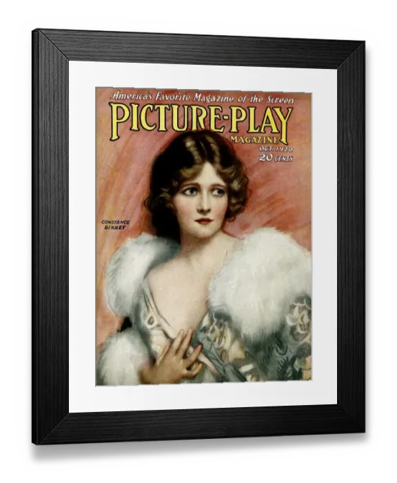 Framed Print : 1920s UK Picture Play Magazine Cover Framed Print : 1920s UK Picture Play Magazine Cover