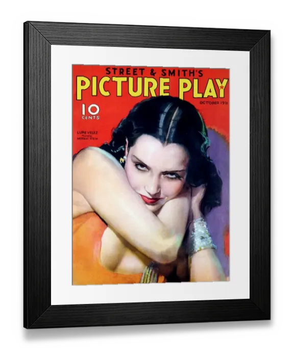 Framed Print : 1930s USA Picture Play Magazine Cover Framed Print : 1930s USA Picture Play Magazine Cover