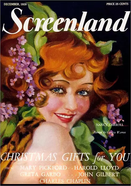 1920s USA Screenland Magazine Cover