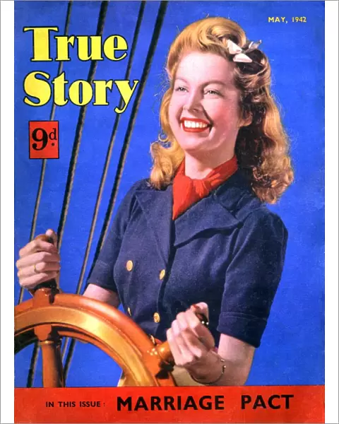 1940s UK True Story Magazine Cover