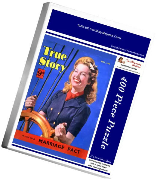 1940s UK True Story Magazine Cover