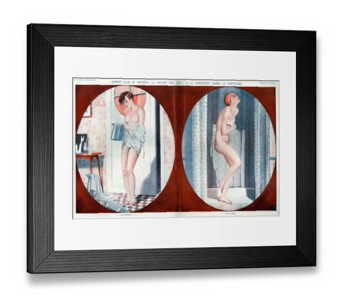 Framed Print : 1920s France La Vie Parisienne Magazine Plate Framed Print : 1920s France La Vie Parisienne Magazine Plate