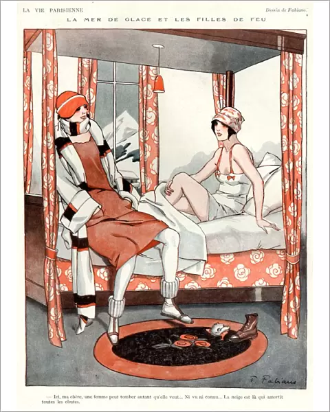 1910s France La Vie Parisienne Magazine Plate