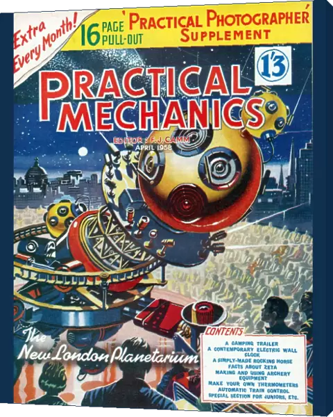 1950s UK Practical Mechanics Magazine Cover