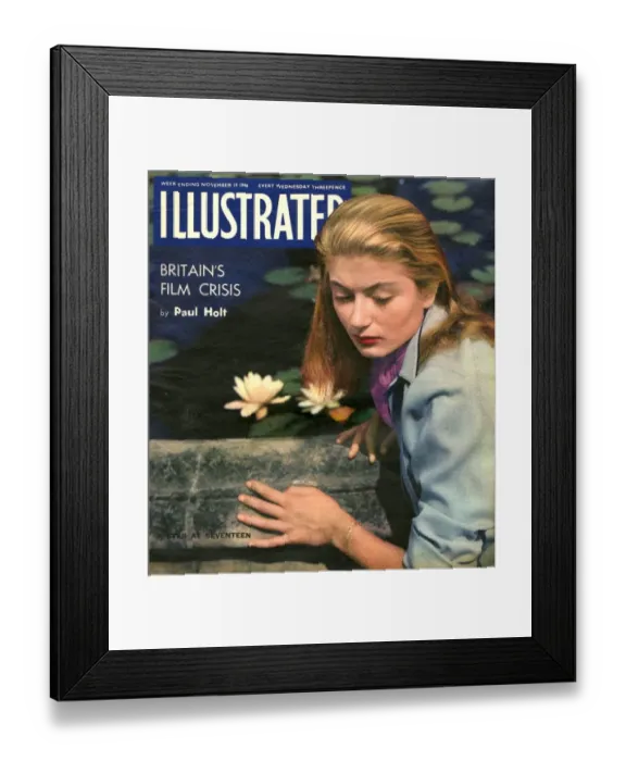 Framed Print : 1940s UK Illustrated Magazine Cover Framed Print : 1940s UK Illustrated Magazine Cover