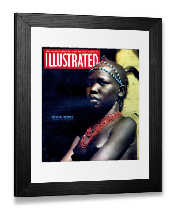 Framed Print : 1940s UK Illustrated Magazine Cover Framed Print : 1940s UK Illustrated Magazine Cover