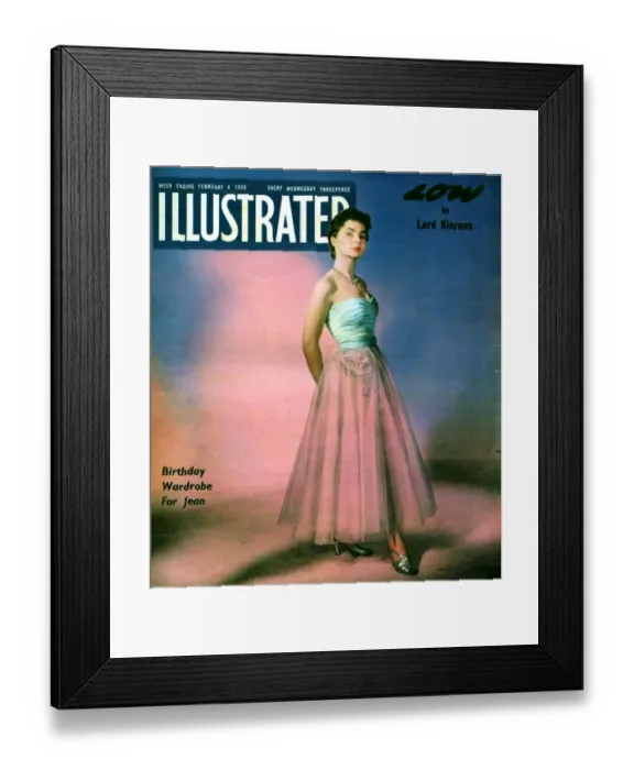 Framed Print : 1950s UK Illustrated Magazine Cover Framed Print : 1950s UK Illustrated Magazine Cover