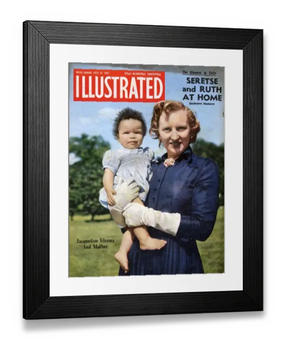 Framed Print : 1950s UK Illustrated Magazine Cover Framed Print : 1950s UK Illustrated Magazine Cover