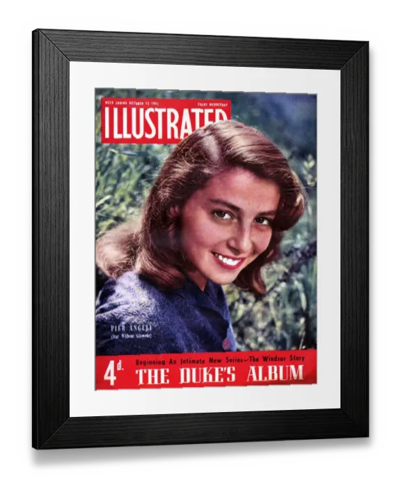 Framed Print : 1950s UK Illustrated Magazine Cover Framed Print : 1950s UK Illustrated Magazine Cover