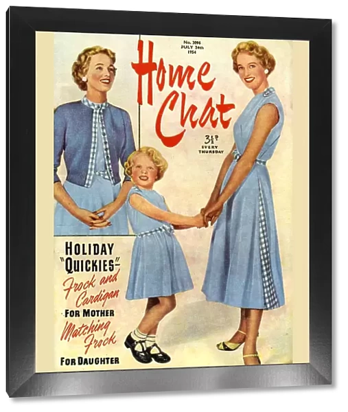 1950s UK Home Chat Magazine Cover