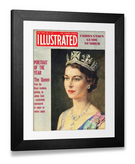 Framed Print : 1950s UK Illustrated Magazine Cover Framed Print : 1950s UK Illustrated Magazine Cover