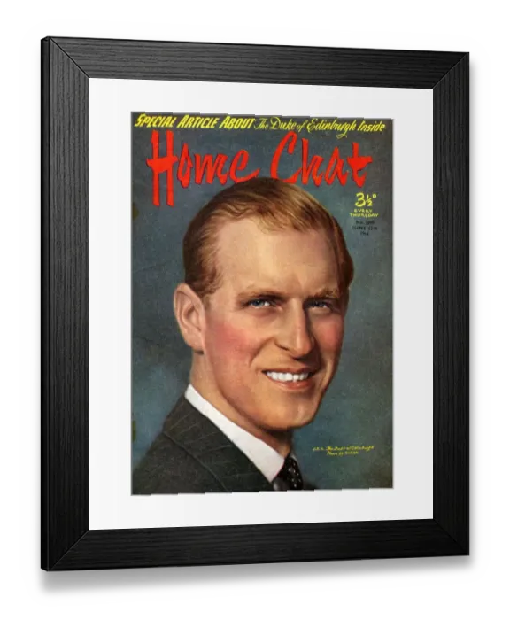 Framed Print : 1950s UK Home Chat Magazine Cover Framed Print : 1950s UK Home Chat Magazine Cover