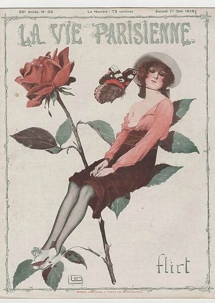 1910s France La Vie Parisienne Magazine Cover