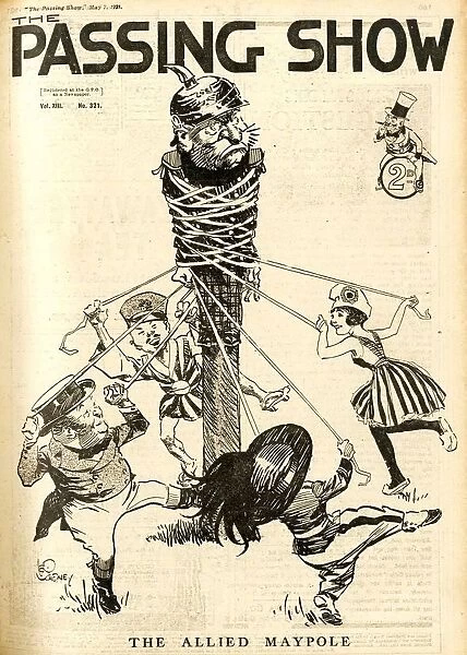 1910s, UK, Passing Show, Magazine Cover