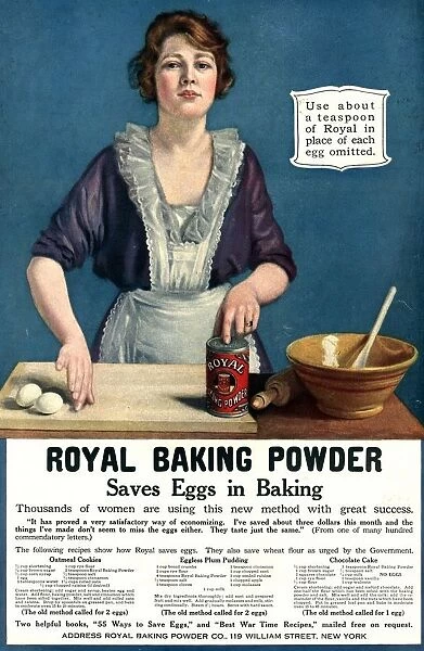 1918 1910s USA cooking royal baking flour