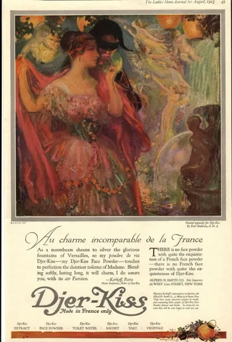 Framed Print : 1918 1910s USA djer-kiss talcum powder fancy dress ball costume womens Framed Print : 1918 1910s USA djer-kiss talcum powder fancy dress ball costume womens