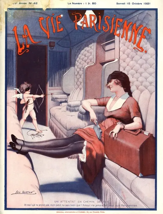 Framed Print : 1920s, France, La Vie Parisienne, Magazine Cover Framed Print : 1920s, France, La Vie Parisienne, Magazine Cover