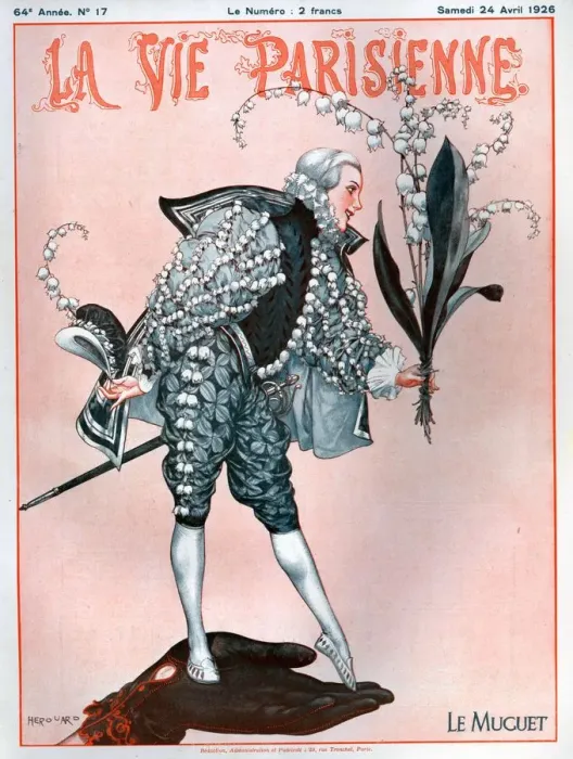 Framed Print : 1920s France La Vie Parisienne Magazine Cover