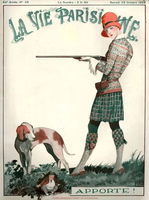Framed Print : 1920s France La Vie Parisienne Magazine Cover Framed Print : 1920s France La Vie Parisienne Magazine Cover