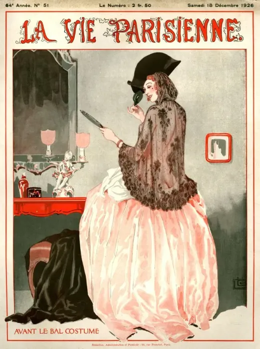 Framed Print : 1920s France La Vie Parisienne Magazine Cover Framed Print : 1920s France La Vie Parisienne Magazine Cover