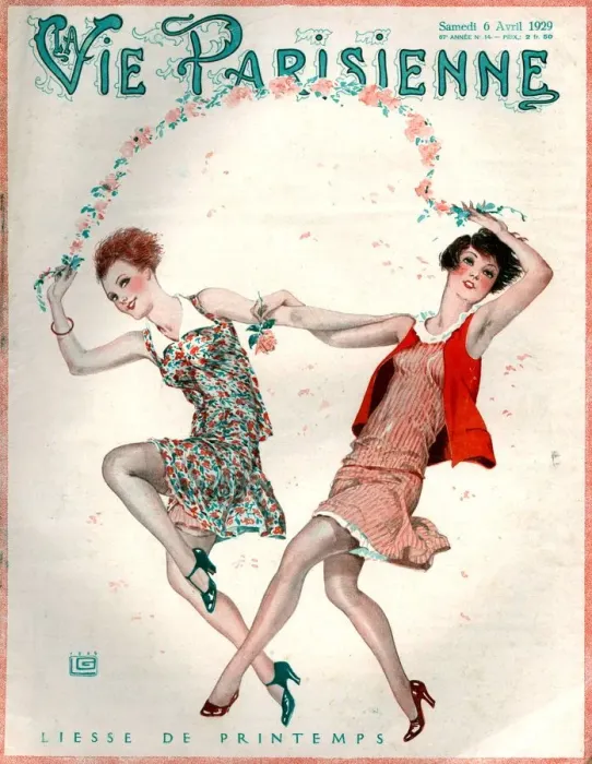 Framed Print : 1920s France La Vie Parisienne Magazine Cover Framed Print : 1920s France La Vie Parisienne Magazine Cover