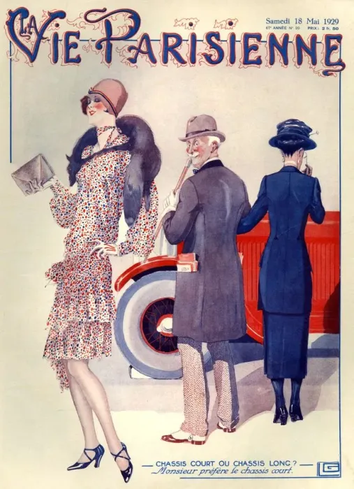 Framed Print : 1920s France La Vie Parisienne Magazine Cover Framed Print : 1920s France La Vie Parisienne Magazine Cover