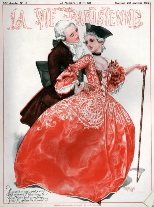 Framed Print : 1920s France La Vie Parisienne Magazine Cover Framed Print : 1920s France La Vie Parisienne Magazine Cover