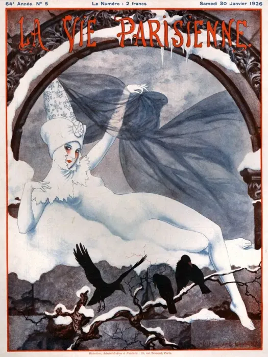 Framed Print : 1920s France La Vie Parisienne Magazine Cover Framed Print : 1920s France La Vie Parisienne Magazine Cover