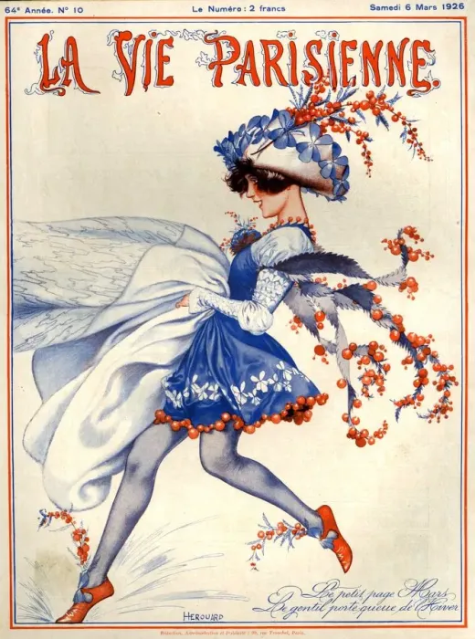 Framed Print : 1920s France La Vie Parisienne Magazine Cover Framed Print : 1920s France La Vie Parisienne Magazine Cover