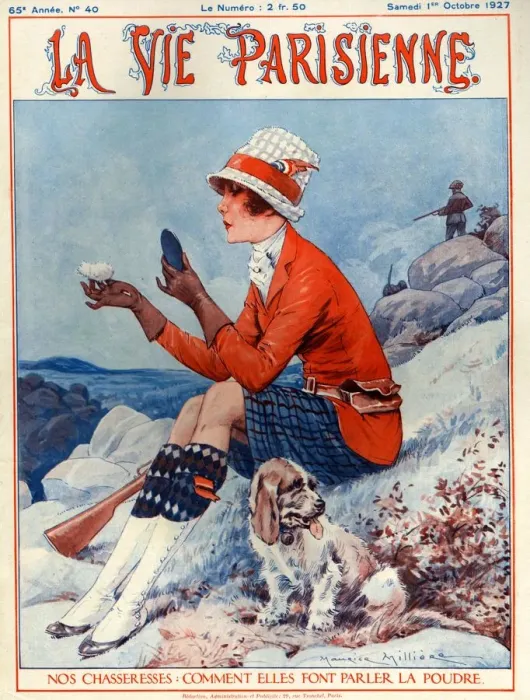 Framed Print : 1920s France La Vie Parisienne Magazine Cover
