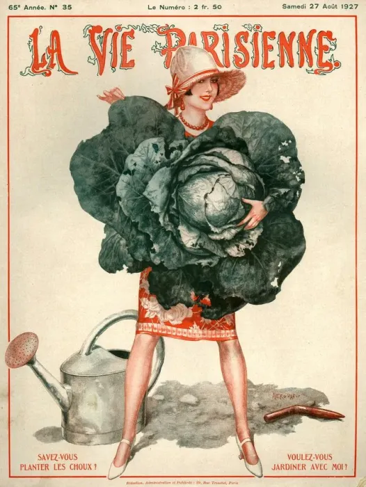 Framed Print : 1920s France La Vie Parisienne Magazine Cover Framed Print : 1920s France La Vie Parisienne Magazine Cover