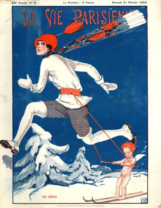 Framed Print : 1920s France La Vie Parisienne Magazine Cover Framed Print : 1920s France La Vie Parisienne Magazine Cover
