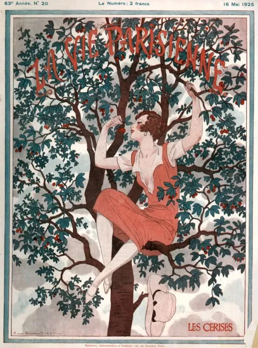 Framed Print : 1920s France La Vie Parisienne Magazine Cover Framed Print : 1920s France La Vie Parisienne Magazine Cover