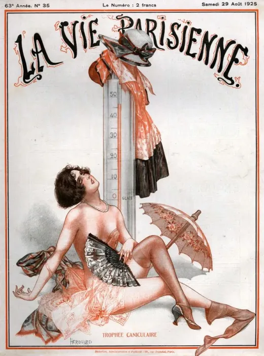 Framed Print : 1920s France La Vie Parisienne Magazine Cover Framed Print : 1920s France La Vie Parisienne Magazine Cover