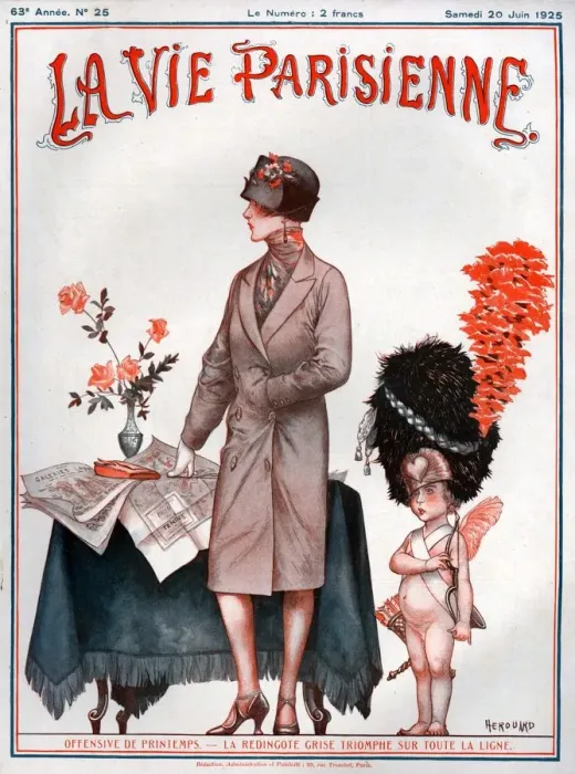 Framed Print : 1920s France La Vie Parisienne Magazine Cover Framed Print : 1920s France La Vie Parisienne Magazine Cover