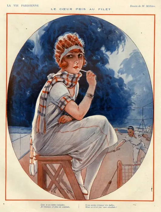 Framed Print : 1920s, France, La Vie Parisienne, Magazine Plate Framed Print : 1920s, France, La Vie Parisienne, Magazine Plate