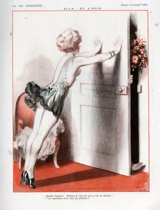 Framed Print : 1920s, France, La Vie Parisienne, Magazine Plate Framed Print : 1920s, France, La Vie Parisienne, Magazine Plate