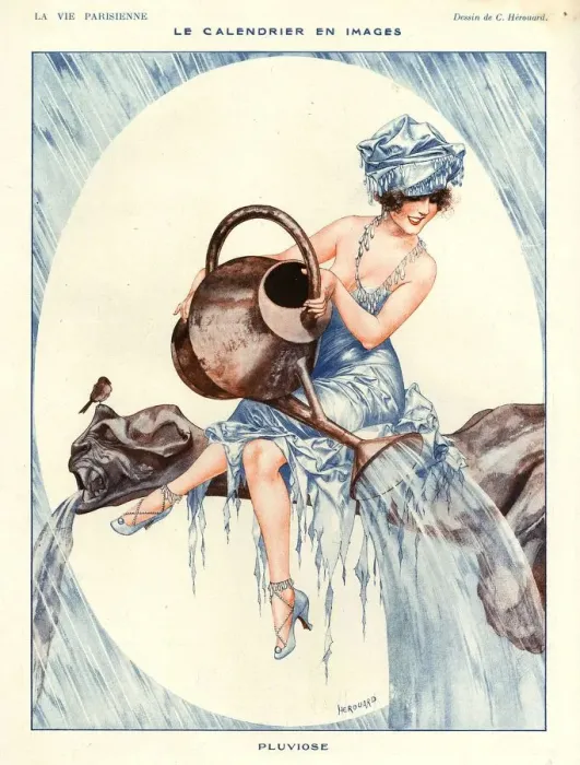 Framed Print : 1920s, France, La Vie Parisienne, Magazine Plate Framed Print : 1920s, France, La Vie Parisienne, Magazine Plate