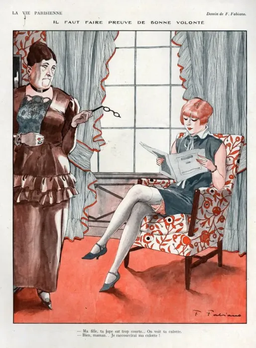 Framed Print : 1920s, France, La Vie Parisienne, Magazine Plate Framed Print : 1920s, France, La Vie Parisienne, Magazine Plate