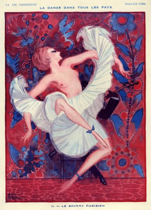 Framed Print : 1920s France La Vie Parisienne Magazine Plate Framed Print : 1920s France La Vie Parisienne Magazine Plate