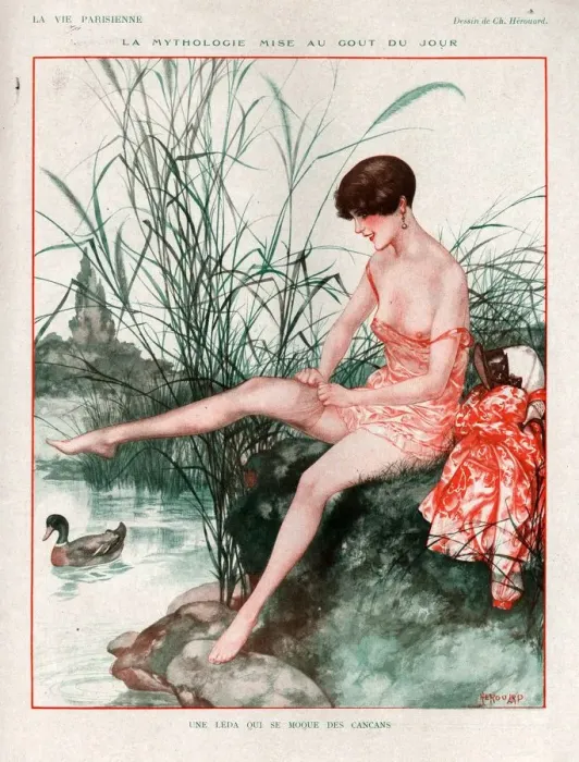 Framed Print : 1920s, France, La Vie Parisienne, Magazine Plate Framed Print : 1920s, France, La Vie Parisienne, Magazine Plate