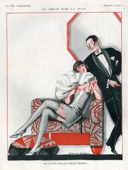 Framed Print : 1920s, France, La Vie Parisienne, Magazine Plate Framed Print : 1920s, France, La Vie Parisienne, Magazine Plate