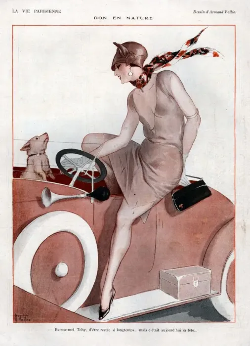 Framed Print : 1920s, France, La Vie Parisienne, Magazine Plate Framed Print : 1920s, France, La Vie Parisienne, Magazine Plate