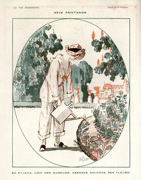 Framed Print : 1920s, France, La Vie Parisienne, Magazine Plate Framed Print : 1920s, France, La Vie Parisienne, Magazine Plate