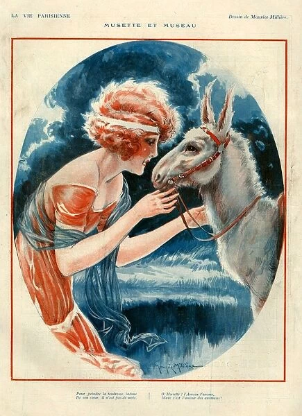 1920s, France, La Vie Parisienne, Magazine Plate
