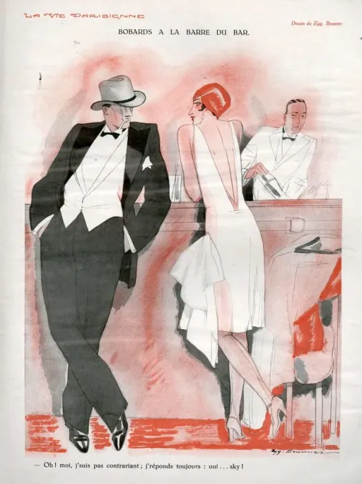 Framed Print : 1920s, France, La Vie Parisienne, Magazine Plate Framed Print : 1920s, France, La Vie Parisienne, Magazine Plate